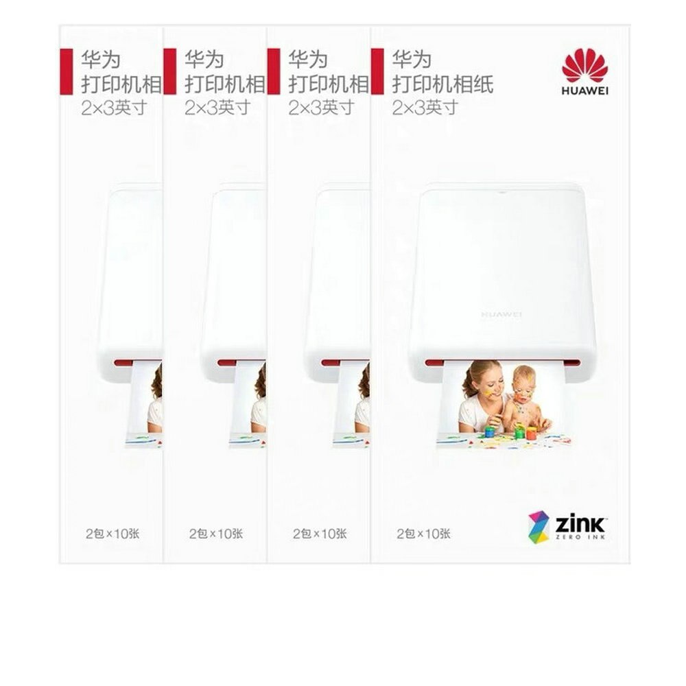 Huawei 2*3 Zoll Zink Foto Papier Für Huawei CV80 Drucker HP Kanon Zoemini LG PD261 251 233 239SP foto Papier Fotografico
