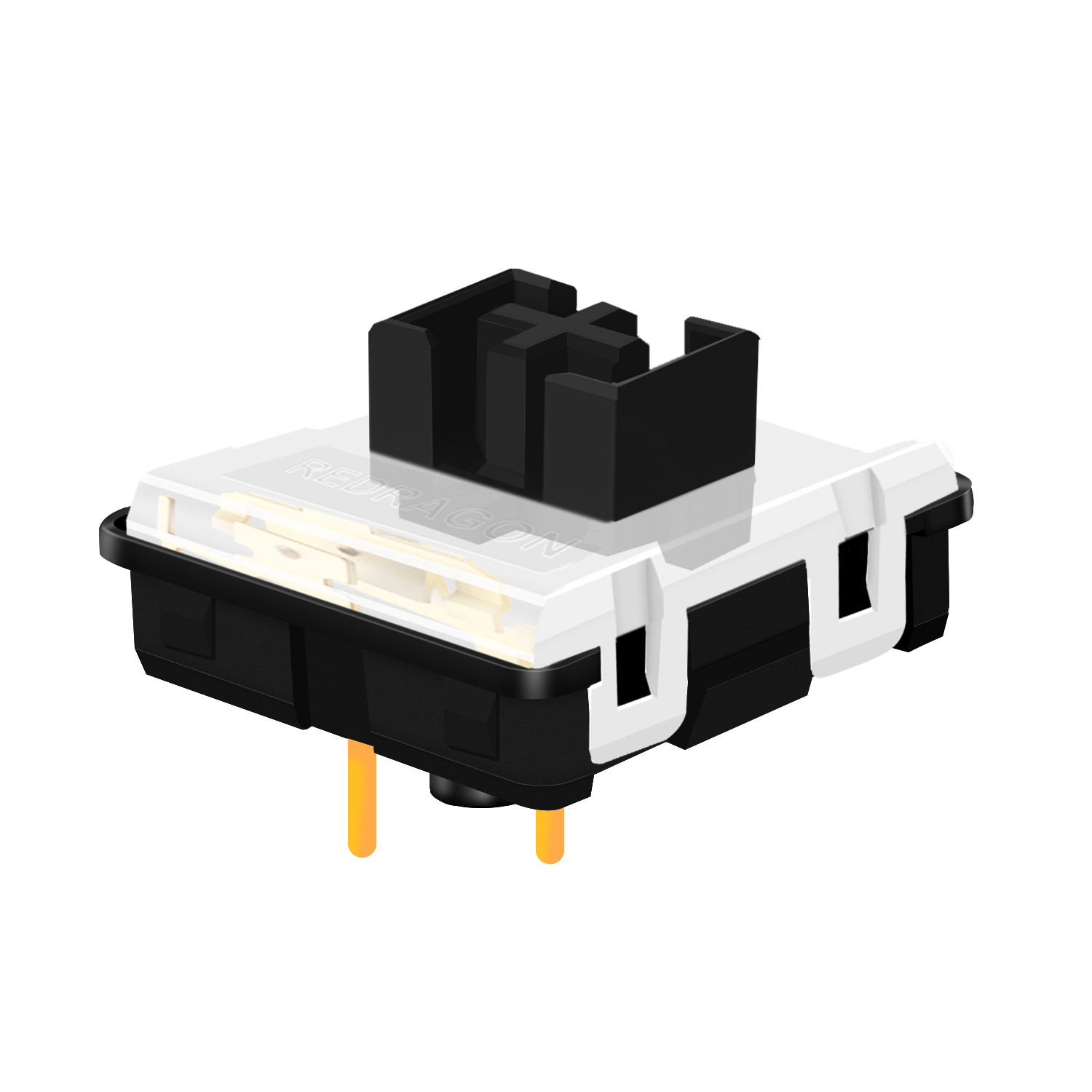 REDRAGON SMD RGB MX niski profil 5.5 przełącznik 3Pin Clicky liniowe dotykowy cichy mechaniczne klawiatury czerwony czarny niebieski brązowy przełącznik: Olive / Brązowy przełącznik