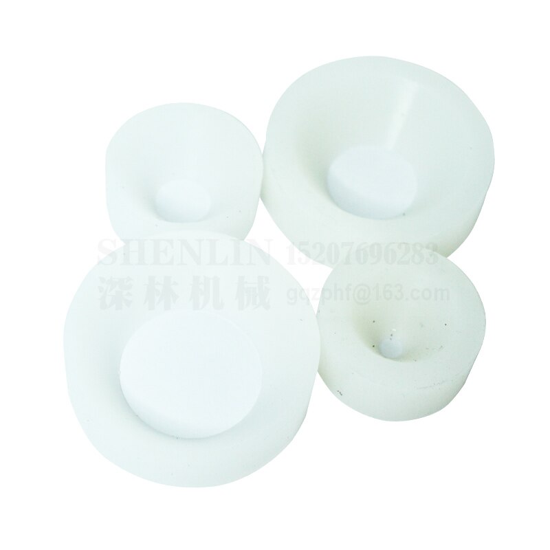 SHENLIN Capping head of capping tool, mandril atornillado, tapón de botella tapón de rosca, cabeza de tapado de silicona, 20-30mm, antidesgaste, blanco
