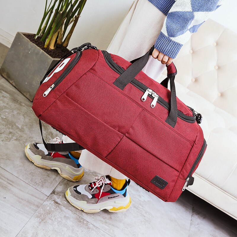 Grote Capaciteit Mannen Reizen Weekendtas Met Schouderriem Verstelbare Carry Op Mannen Handtas Totes Voor Gym Fitness