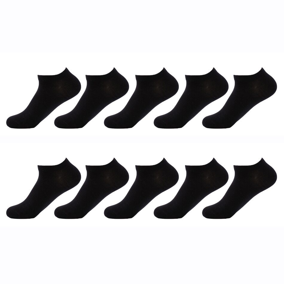 10 Pairs Ankle Socks Men Socks Low Cut Ankle Sock Men Short Socks Casual Sports Cotton Socks Men&#39;s No Show Socks Size 6-11: 10 Pairs black