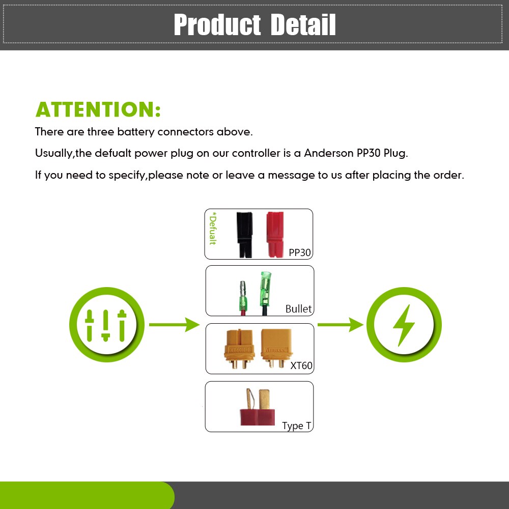 Ebike JN 15A Controller 36V/48V 250W Brushless Hub Motor 6 Mosfet With Light SM Julet Waterproof Plug Electric bike Accessorice