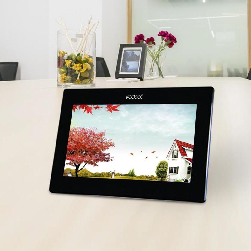 Vodool 10 inch 1280*800 lcd digitale fotolijst hd elektronische foto muziekvideo voor kerstherdenking