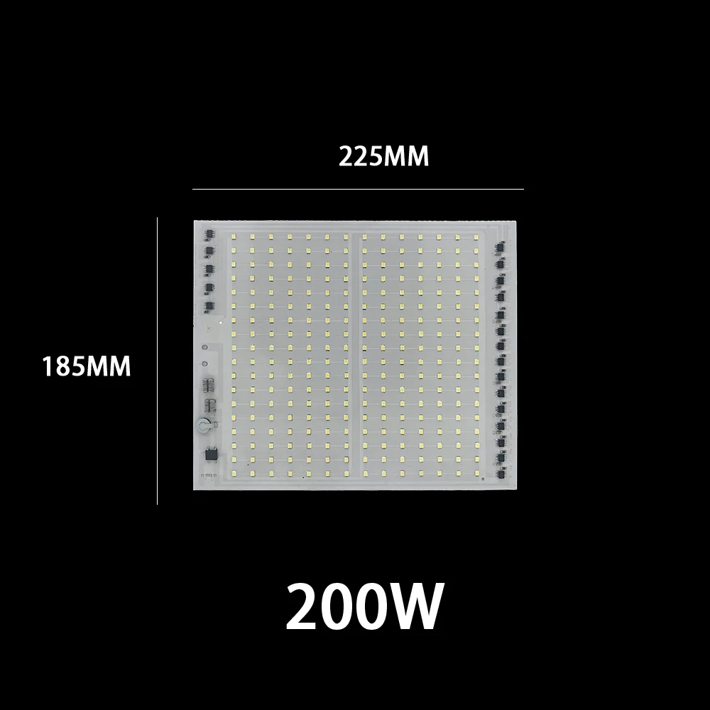 ledet-brikkematrise smd 2835 høy lumen 220v ledet kolbe 10w 20w 30w 50w til belysningstilbehør søkelyset flomlyspære lyskilde: måke / 50w