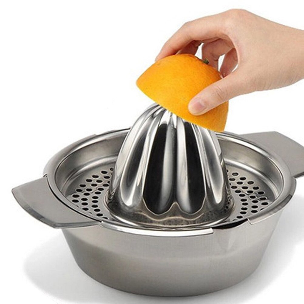 1 stk rustfrit stål frugt citron lime køkken citrus juicer håndpresser presseværktøj køkkenværktøj gadgets på