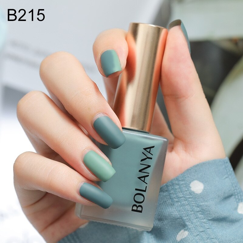 10Ml Sneldrogende Waterbasis Matte Nagellak Geen Bakken Matte Nagellak Nail Art Kleurrijke Serie matte Gel Polish