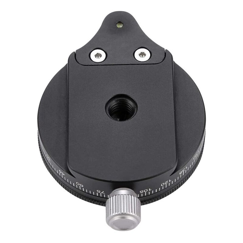 Statiefvoet 360 ° schijf statief snelkoppelingsplaat panoramavoet kopklem voor dslr spiegelloze camera digitale camera