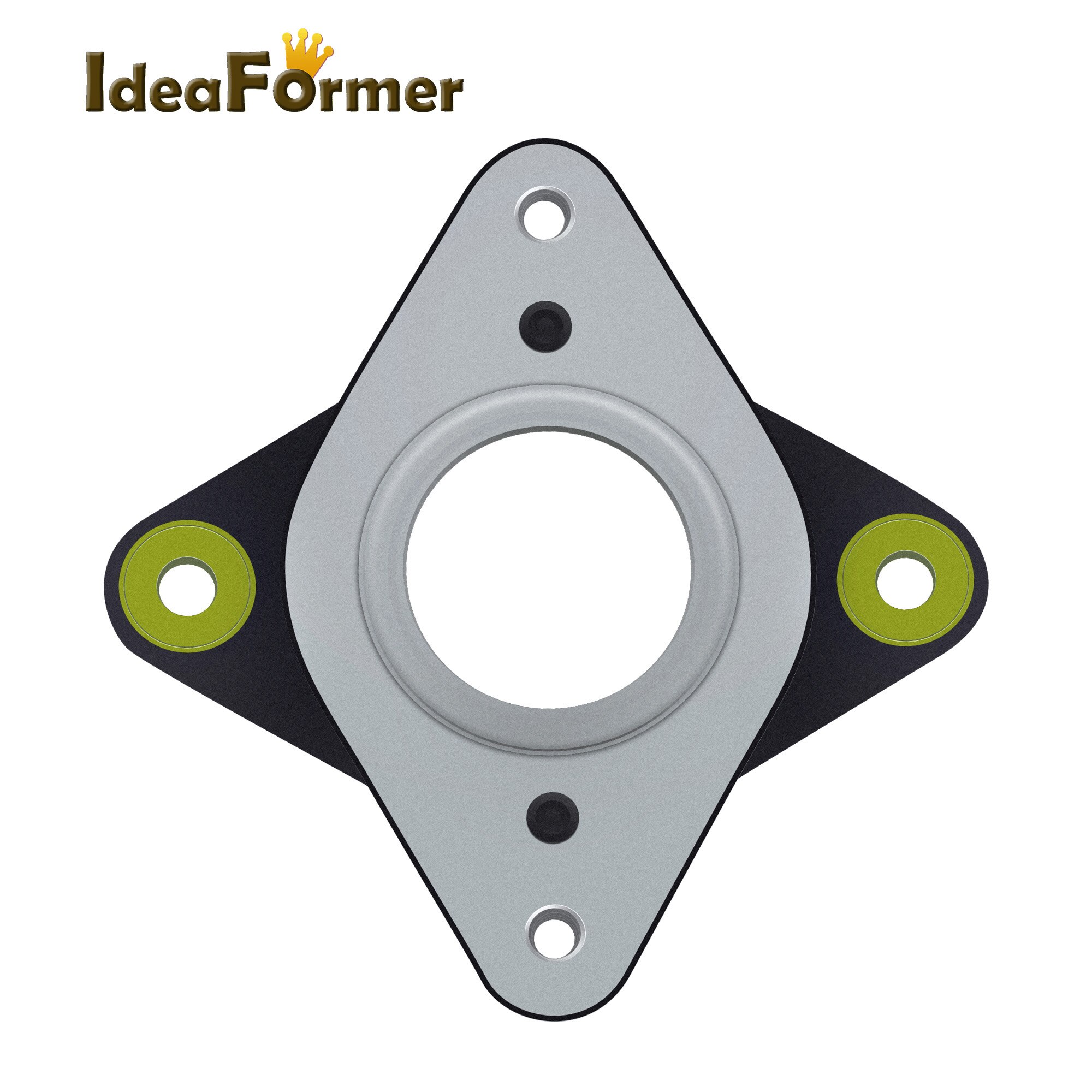 NEMA 17 42 Stepper Motor Mount Bracket Steel Rubber Damper Shock Absorber Ring Pad 54x54x7mm Bracket 3D Printer DIY CNC Parts.: 2 Pieces / Steel Rubber Damper