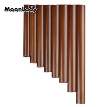 8 rør panfløyte pan piper treblåseinstrument kinesisk tradisjonelt musikkinstrument brun bambus panfløyte