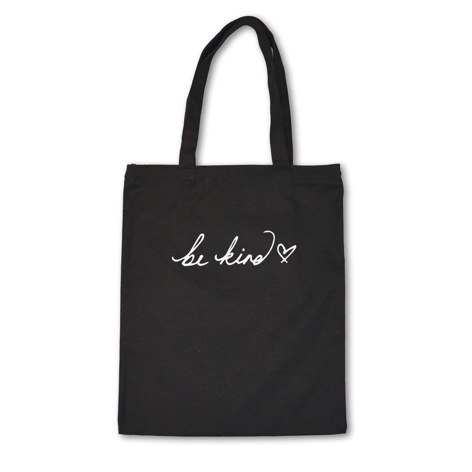 Tote Bags for Women Canvas Reusable Shopping Bags Korean Large Capacity Shopper Handbag for Girls Foldable Shoulder Bags: C4-126BLACK