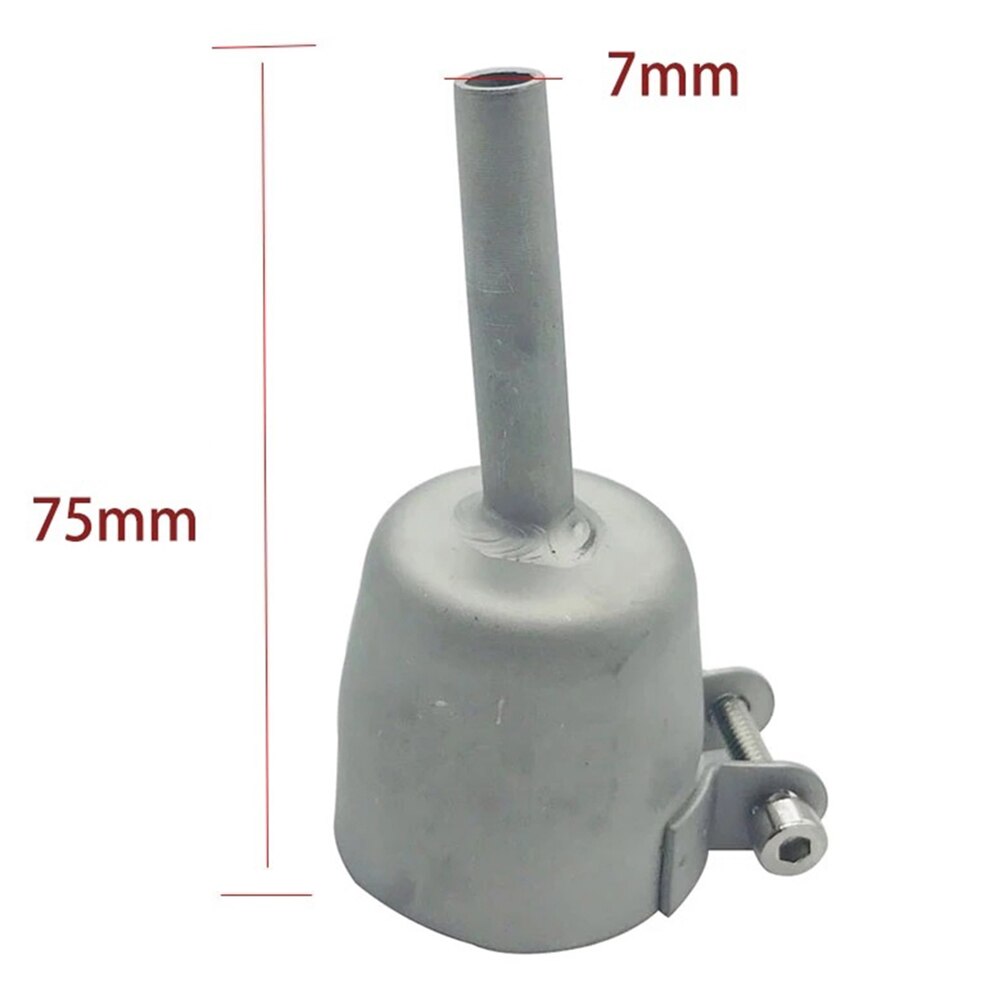 Speed Welding 5mm Standard Y-shaped Triangular Nozzle For Polypropylene Polythene Polycarbonate Pvc Heat Air Machine Part