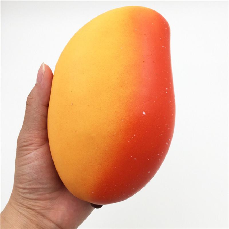 Best Selling Trage Rebound Mango Pu Materiaal Simulatie Fruit Decompressie Speelgoed