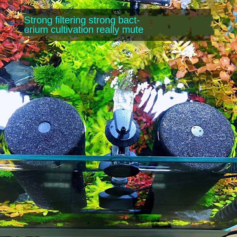 Fish Tank Filter Aquarium oxygen Submersible Pump 3IN1 Clean Water Circulation System For Fish Farming Filter micro fish pump