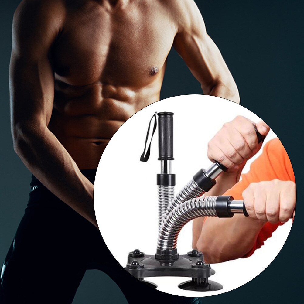 Arm fitness sportsudstyr udstyr træner underarm stål stærk håndled håndgribersæt træner power wrestling