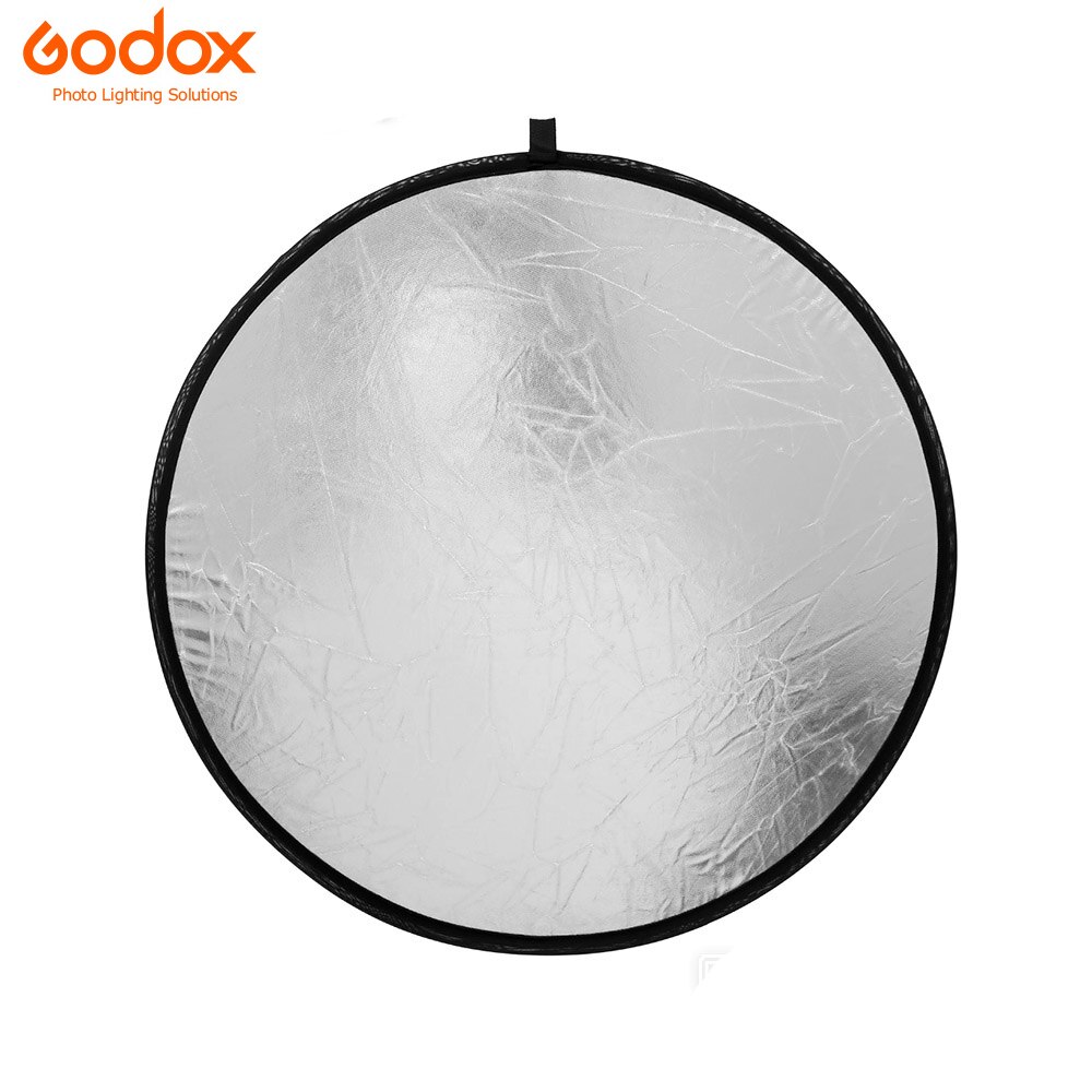 Godox 2 In 1 60Cm 23 Inch Ronde Flash Studio Opvouwbare Refletor Light Disc Zilver Goud Riflettore Reflector