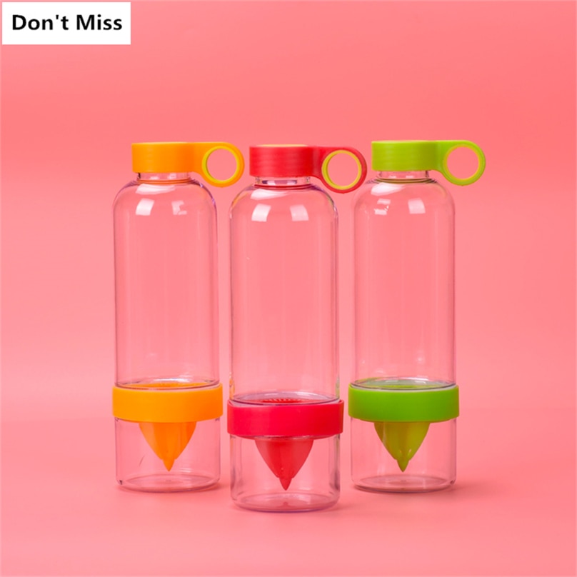 750ml bærbare sport shaker flaske fitness camping tur frugt infuser vandflasker citronsaft flaske shaker protein lækagesikker