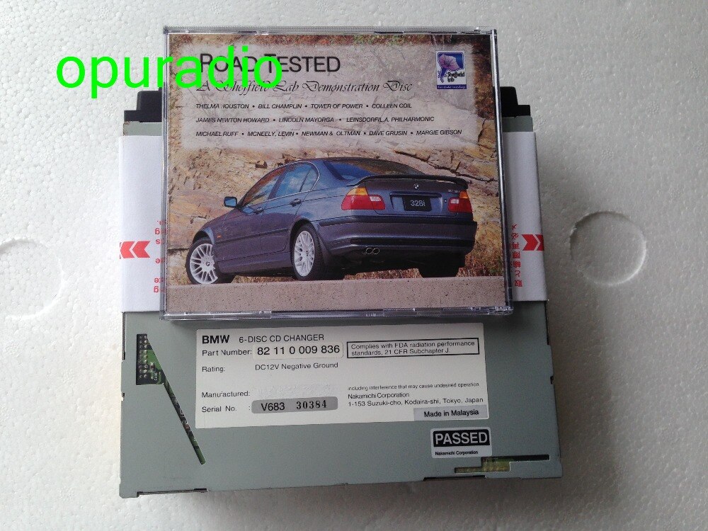 100% original Nikamichi 6-DISC CD changer 82110009836 for BWM 3 Series 5 Series X Series Z Series radio
