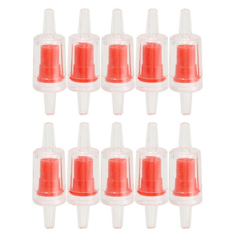 10pcs Fish Tank Plastic One Way Non-Return Check Valve For Aquarium Co2 System Air Pump Aquarium Aerator: Default Title
