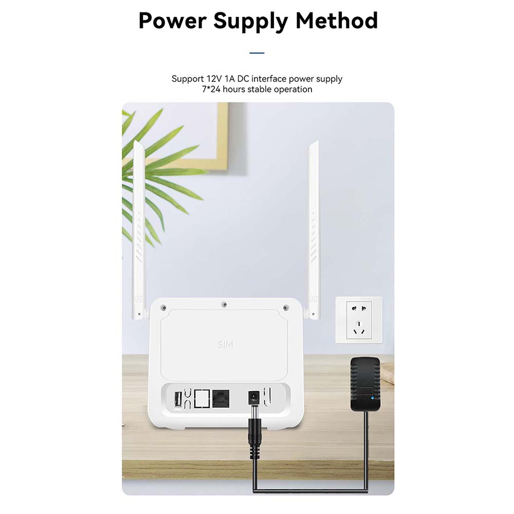 300 Mbps 4G WIFI Router 5dbi High Function External Antennas with B28 band LTE Wi Fi CPE Hotspot With SIM Card Slot RJ45 Port