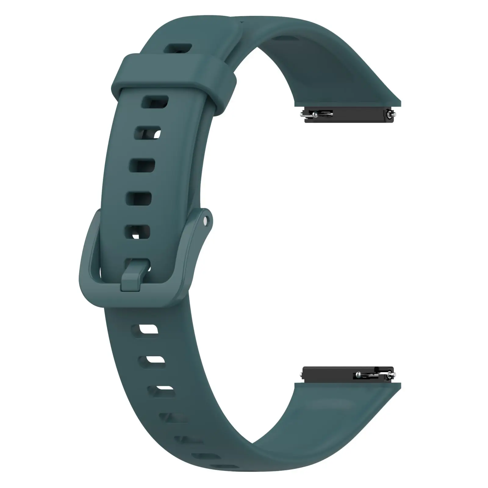 For Huawei Band 7 Sport Silicone Watchband SmartWatch Strap: Deep Green