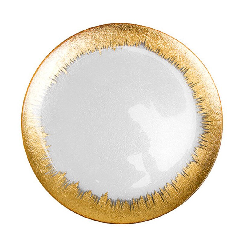 style européen Phnom Penh Western alimentaire assiette salade assiette verre bol assiette ensemble coussin fruits assiette ensemble cuisine fournitures: Rouge / Caliber 15CM