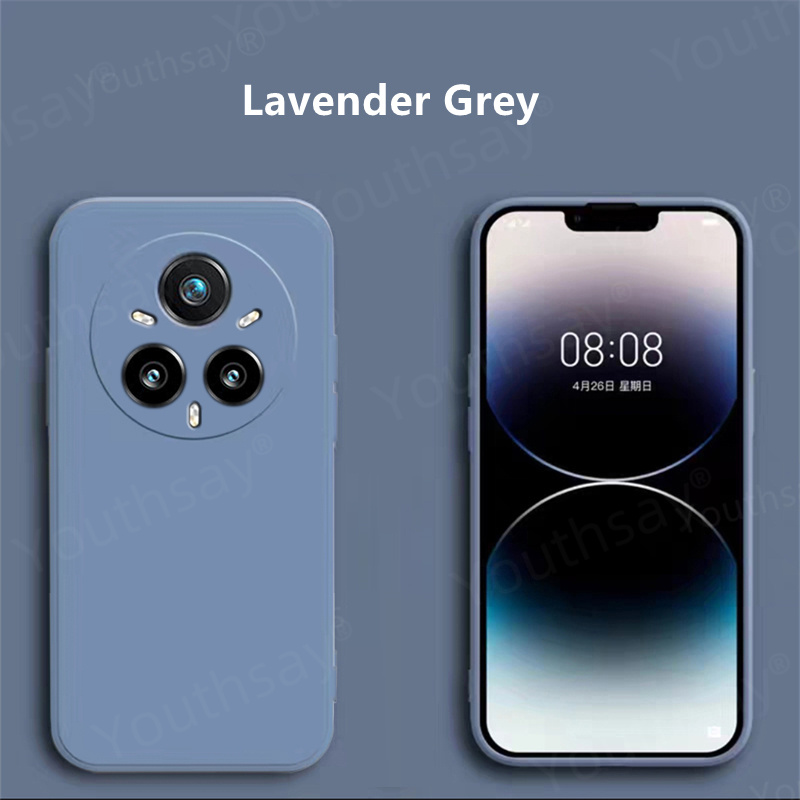 Voor Realme 14 Pro Plus Case Cover Realme 14 Pro + 5G Funda Coque Zachte Originele Vloeibare Siliconen Protector telefoon Case Realme 14 Pro: Paars / Voor iPhone 16 Pro