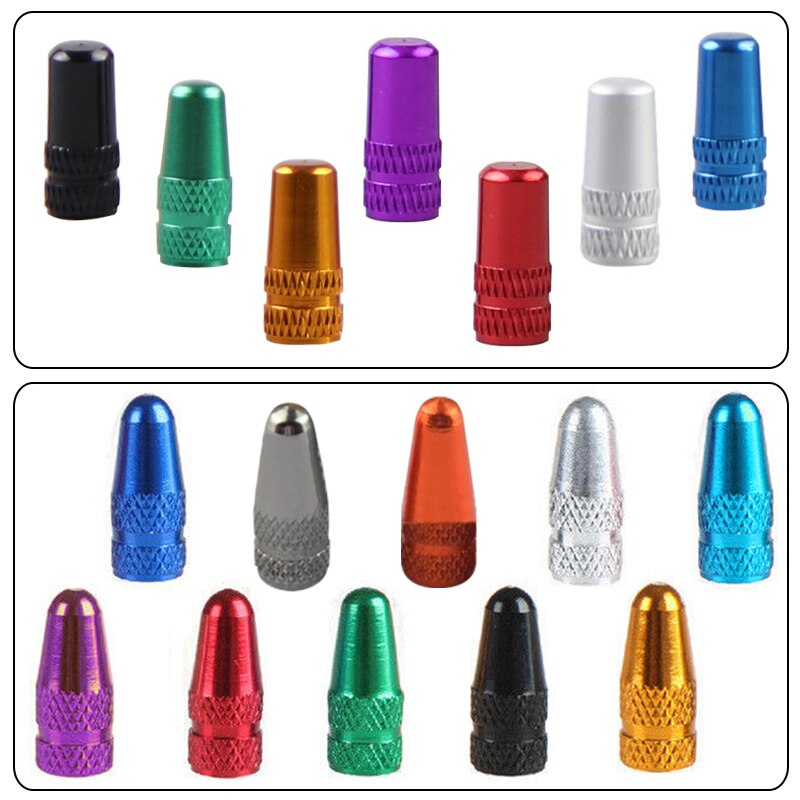 3PCS Bicycle Valve Cap Aluminum Bicycle Presta Valve Cap High Pressure Spikes Tire Valve Dust Cover MTB Bike Bicycle Accessories