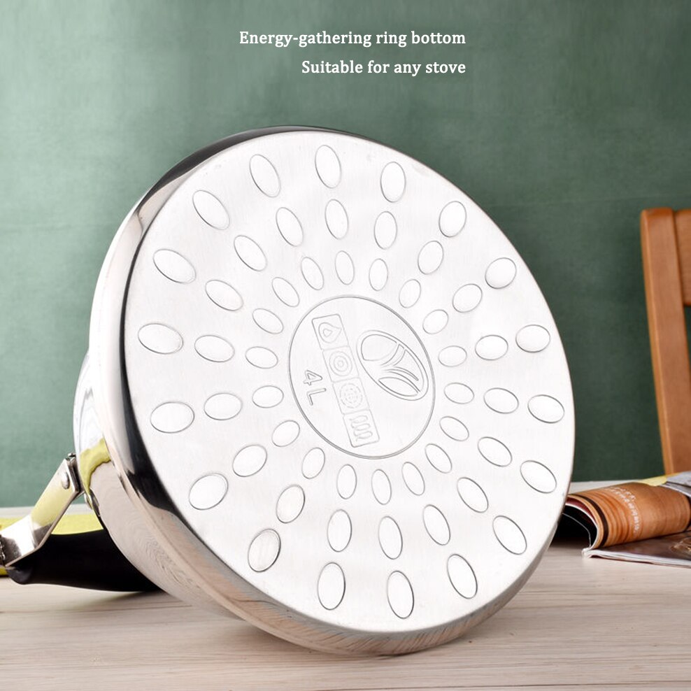 ENERGE SPRING 1.5L Stainless Steel Boiling Water Kettle Add Soup Pot Teapot With Tea Strainer Whistle Kettle Tea Infuser