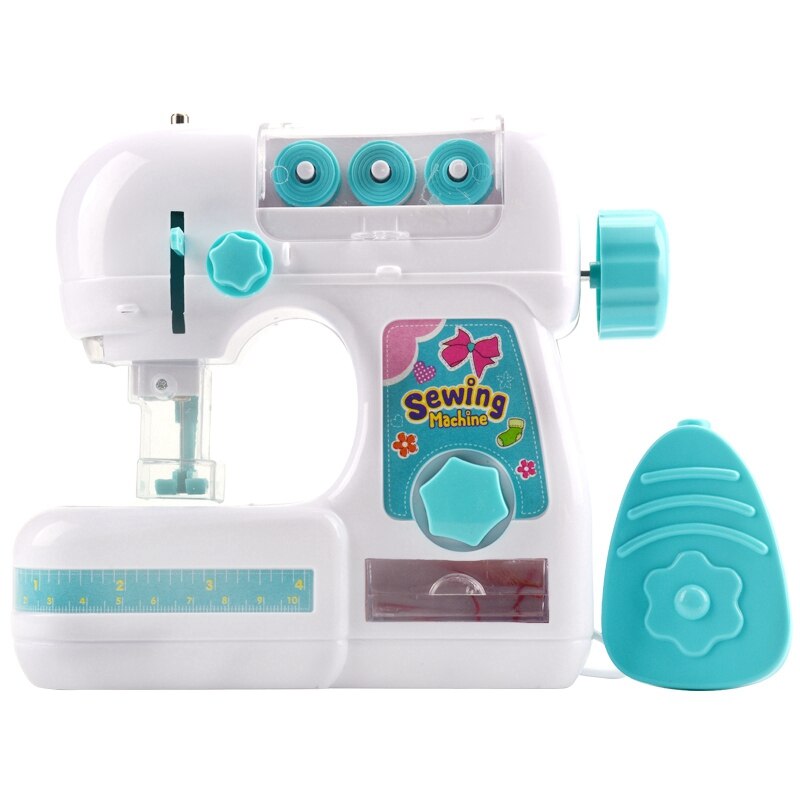 Simulation Electric Medium-Sized Sewing Machine Toy Learning Clothing Toy Girl