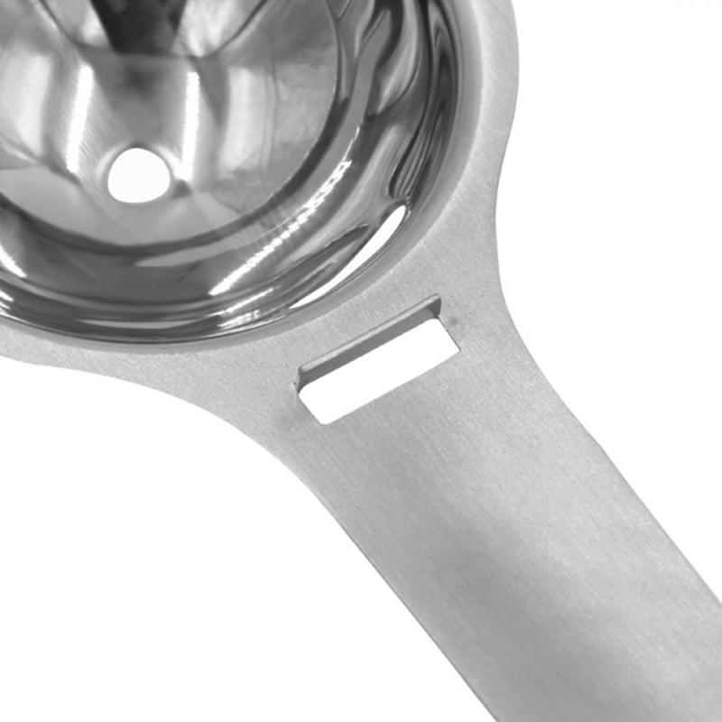 Eischeider, eidooierfilter, eierscheider van voedingskwaliteit, roestvrijstalen eierzeef, keukengadget, kookgereedschap, bakgereedschap