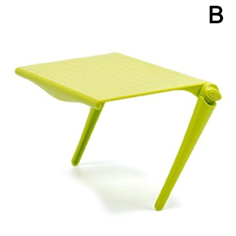 Adjustable Shelves Trays Display Shelving Units For Living Screen Rack Screen TOP Organizer Room Shelf Caddy Storage TV Des U9H0: B