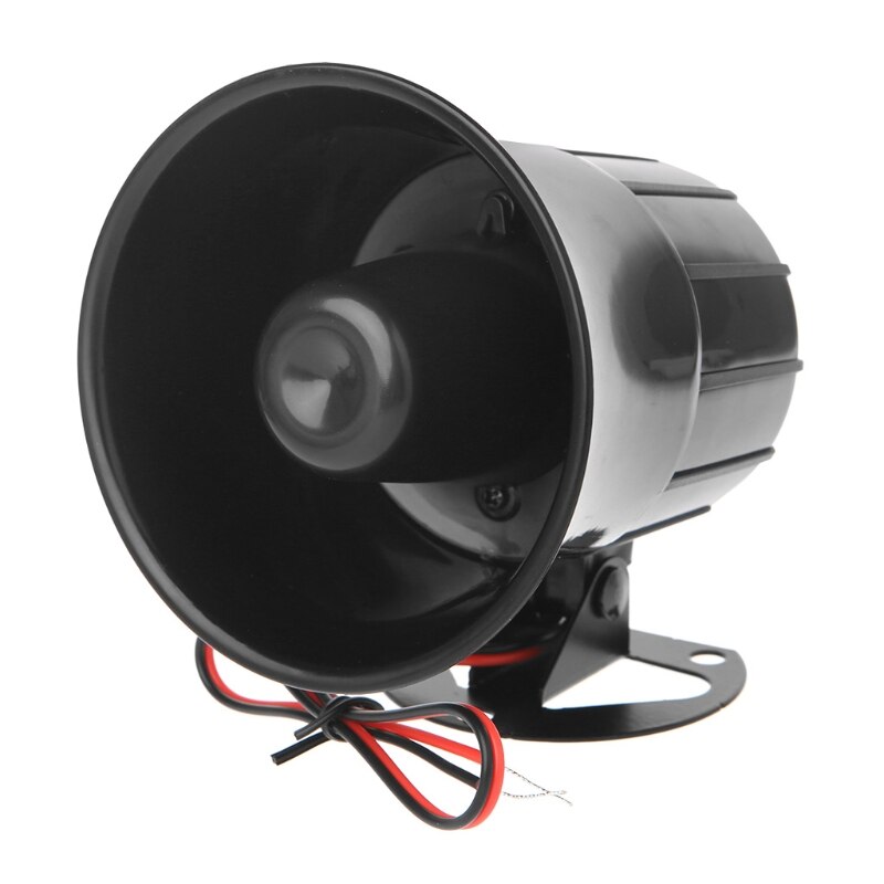 DC 12V Wired Loud Alarm Siren Horn Outdoor For Home Security Protection System