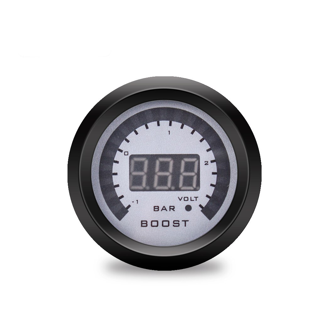 52MM Car Digital Gauge LCD Display Oil Pressure Voltmeter Water Temp Meter With Sensor Air Fuel Ratio Tachometer Boost Meter: Boost Gauge Bar