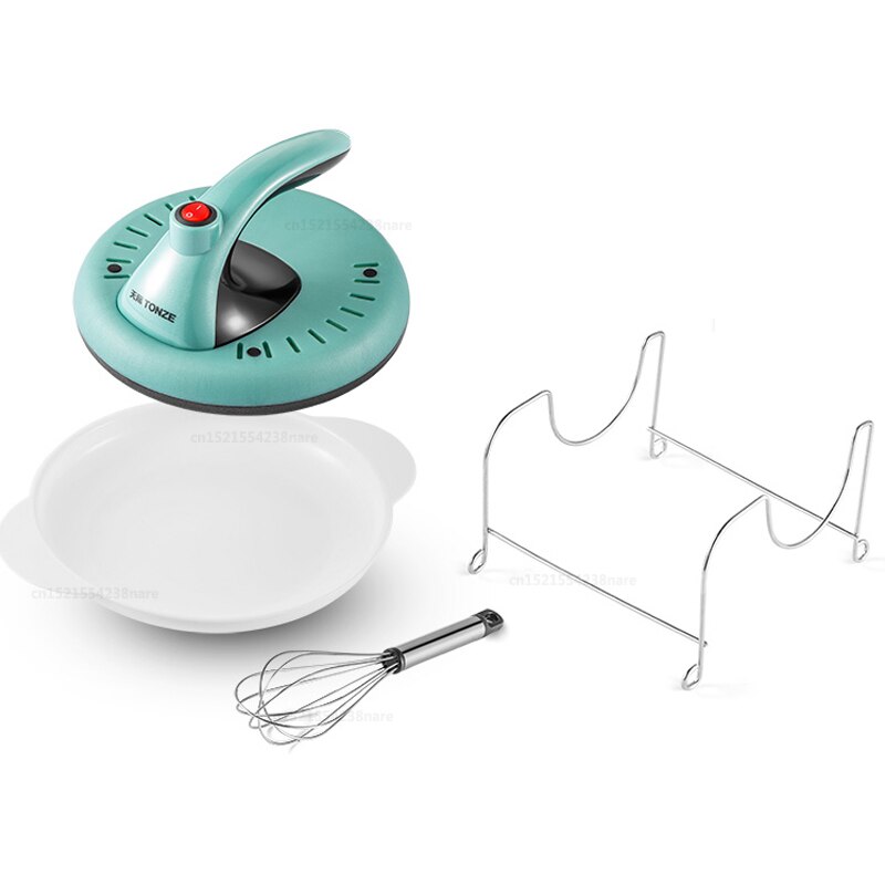 Automatic Nonstick Crepe Makers 24cm Pancake machine home electric baking pan with Metal stent with support 220V