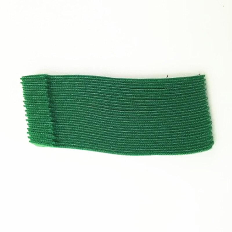 20 stk magiske tape sticks kabelbånd model stropper wire med batteri stick spænde bælte bundt tie hook hook loop fastener tape tilbehør: Grøn