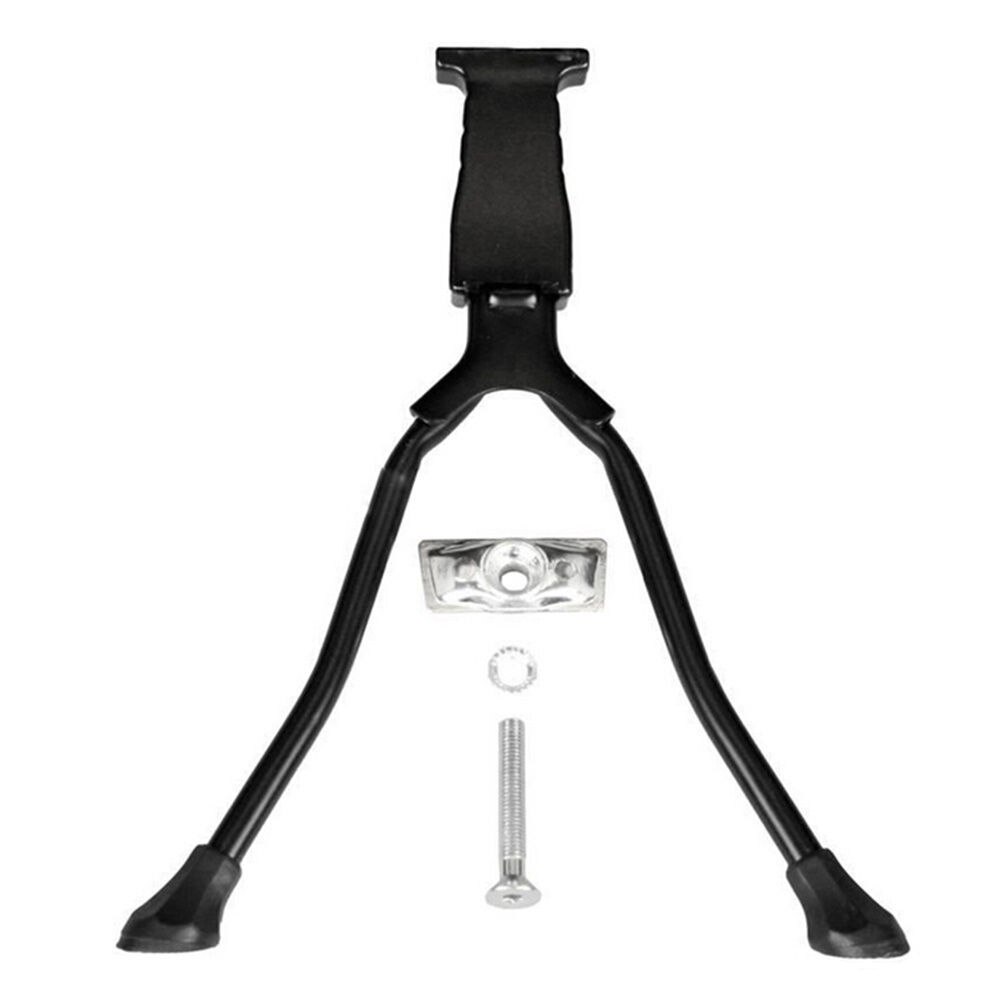 Pata de cabra de doble pierna para bicicleta de montaña, soporte de estacionamiento para bici de 26 pulgadas, trípode ajustable