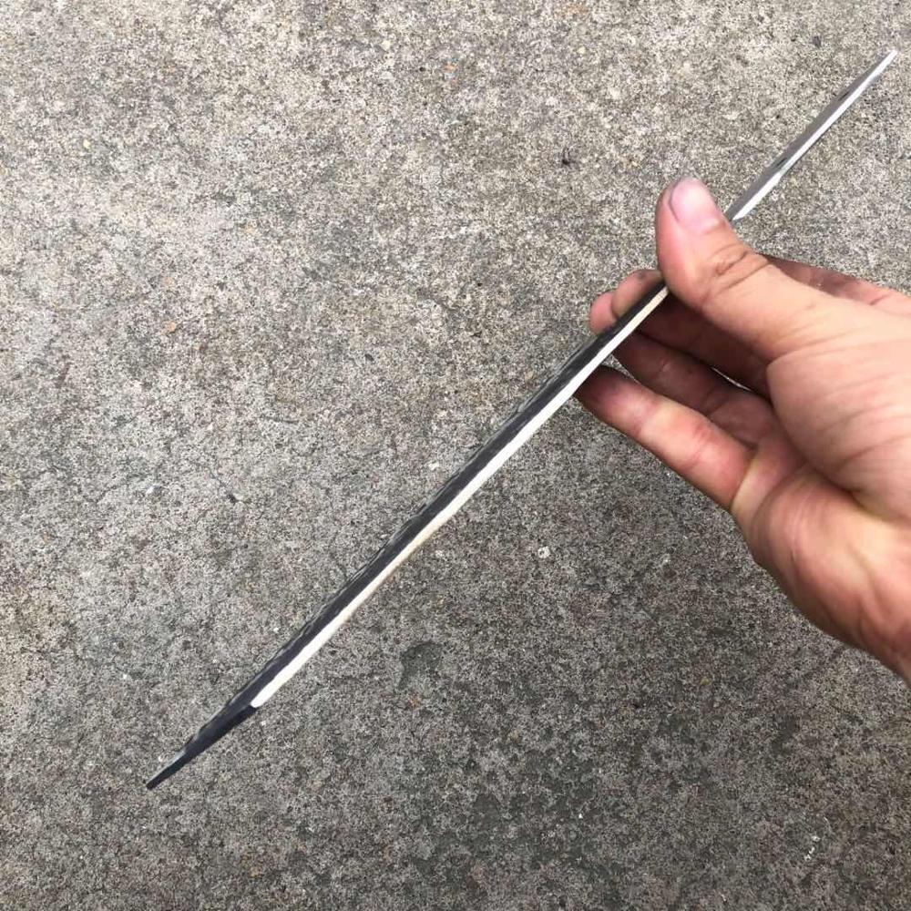 Damaskus stål smidd kinesisk kløver diy blank blade kjøkkenkniver kjøttgrønnsaker skiververktøy