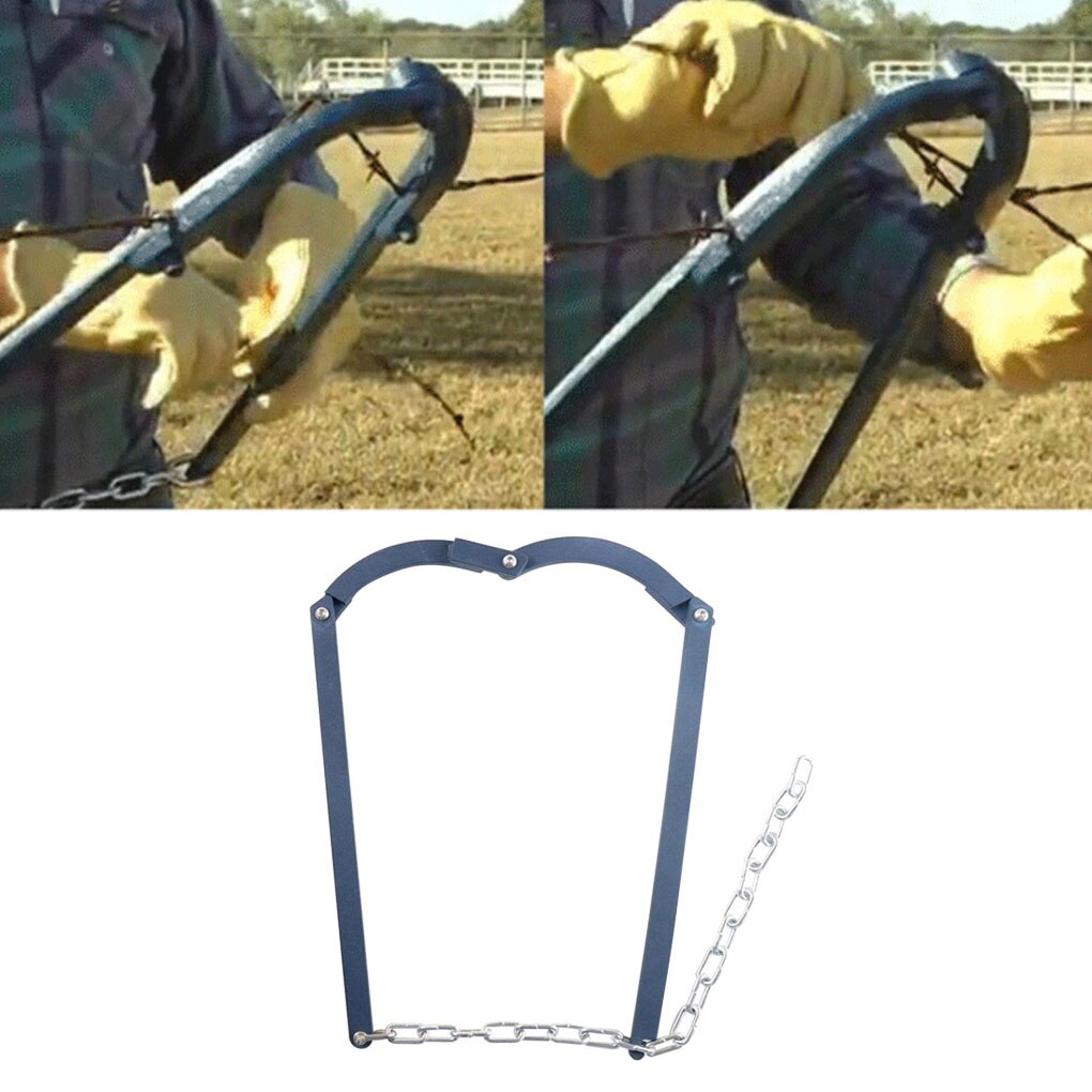 Barb Fence Repair Tool Garden Livestock Metal Wire Fence Fixer for Home Farmyard Ranch 48cm