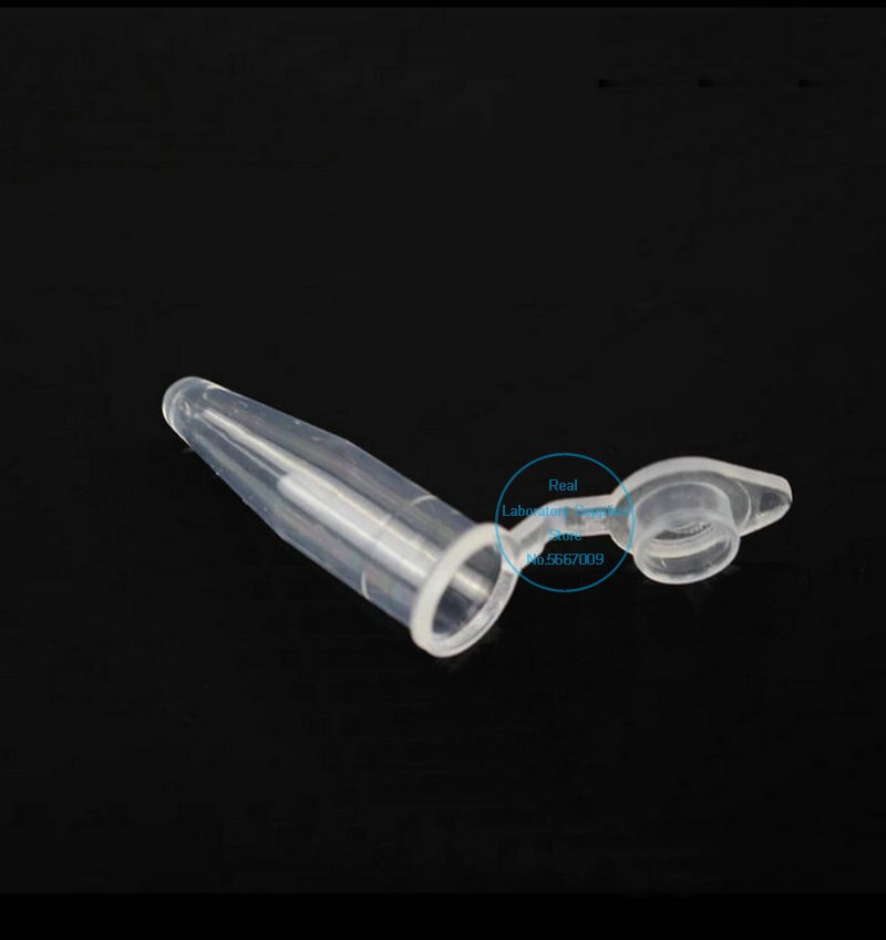 1000 Stks/partij 0.2 Ml Betaalbare Laboratorium Clear V-Vorm Plastic Centrifugebuis