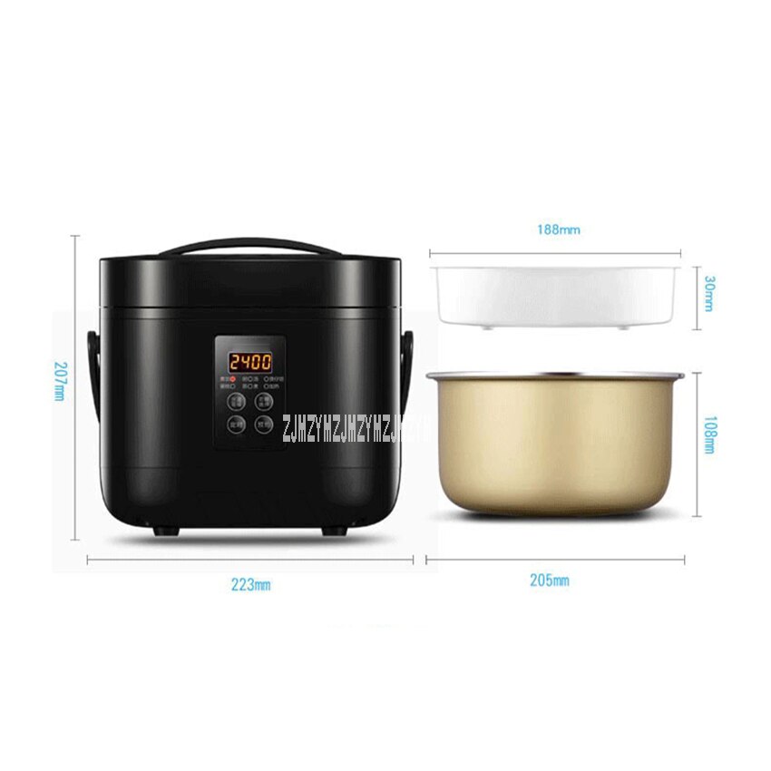 YX-3050B 3-4 People Electric Rice Cooker Portable Mini Rice Cooking Machine Student Dormitory Multifunctional Cooking Pot 3L