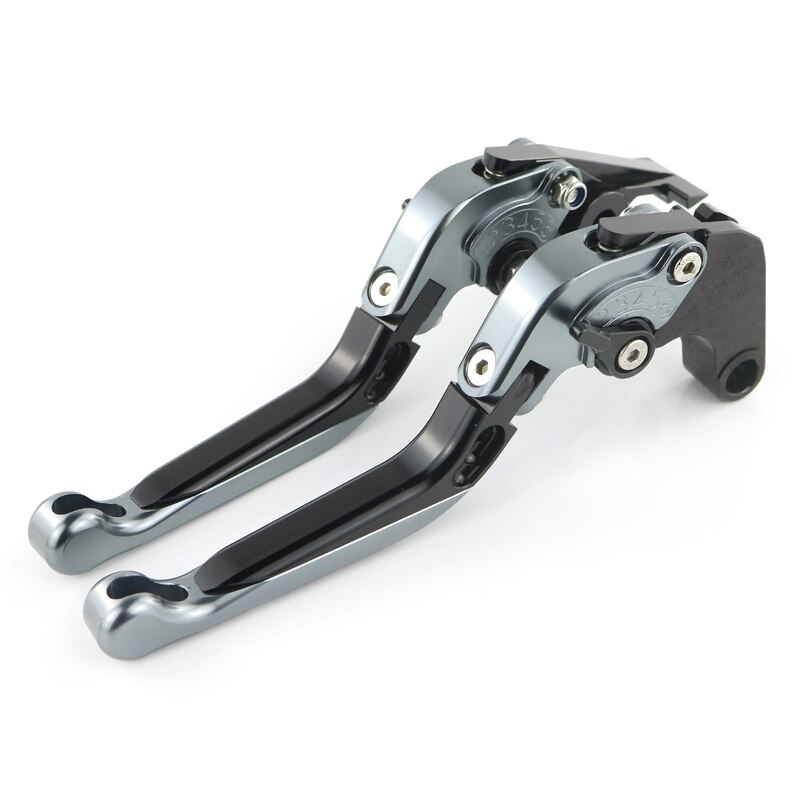 Palancas de freno de embrague para Yamaha Tenere 700, palancas de freno CNC plegables y ajustables, accesorios de aluminio extensibles para motocicletas: Black and Titanium