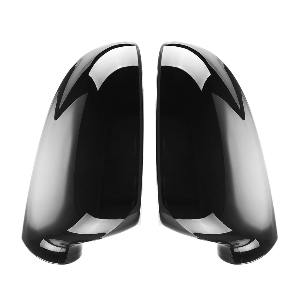 2 deler for vw golf  mk5 gti jetta 5 passat  b6 b5.5 sidespeil dekseldeksel for vw sharan golf 5 6 pluss variant eos 2007: Lys svart
