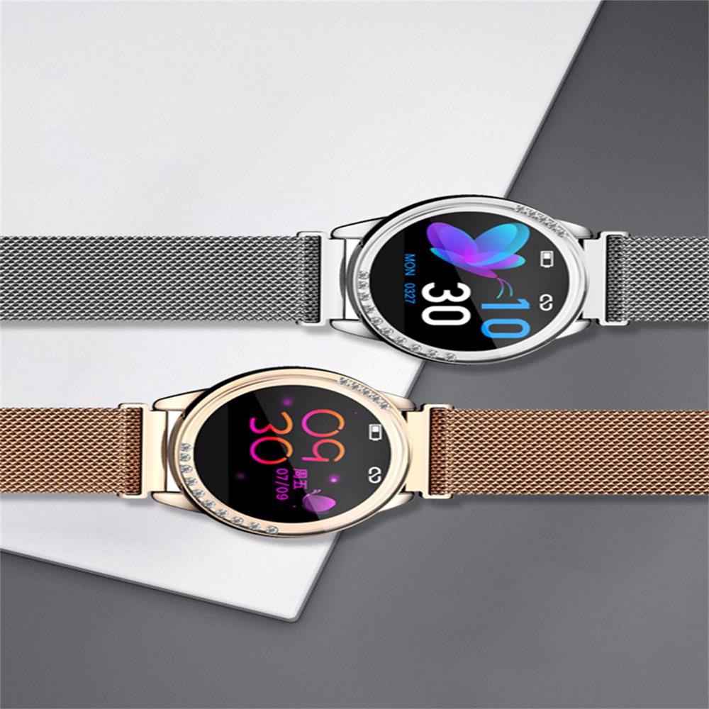 H16 Smart Horloge Vrouwen Jurk Hartslag Bloeddrukmeter Touchscreen Waterdichte Dame Smartwatch Voor Android Ios Vs KW10
