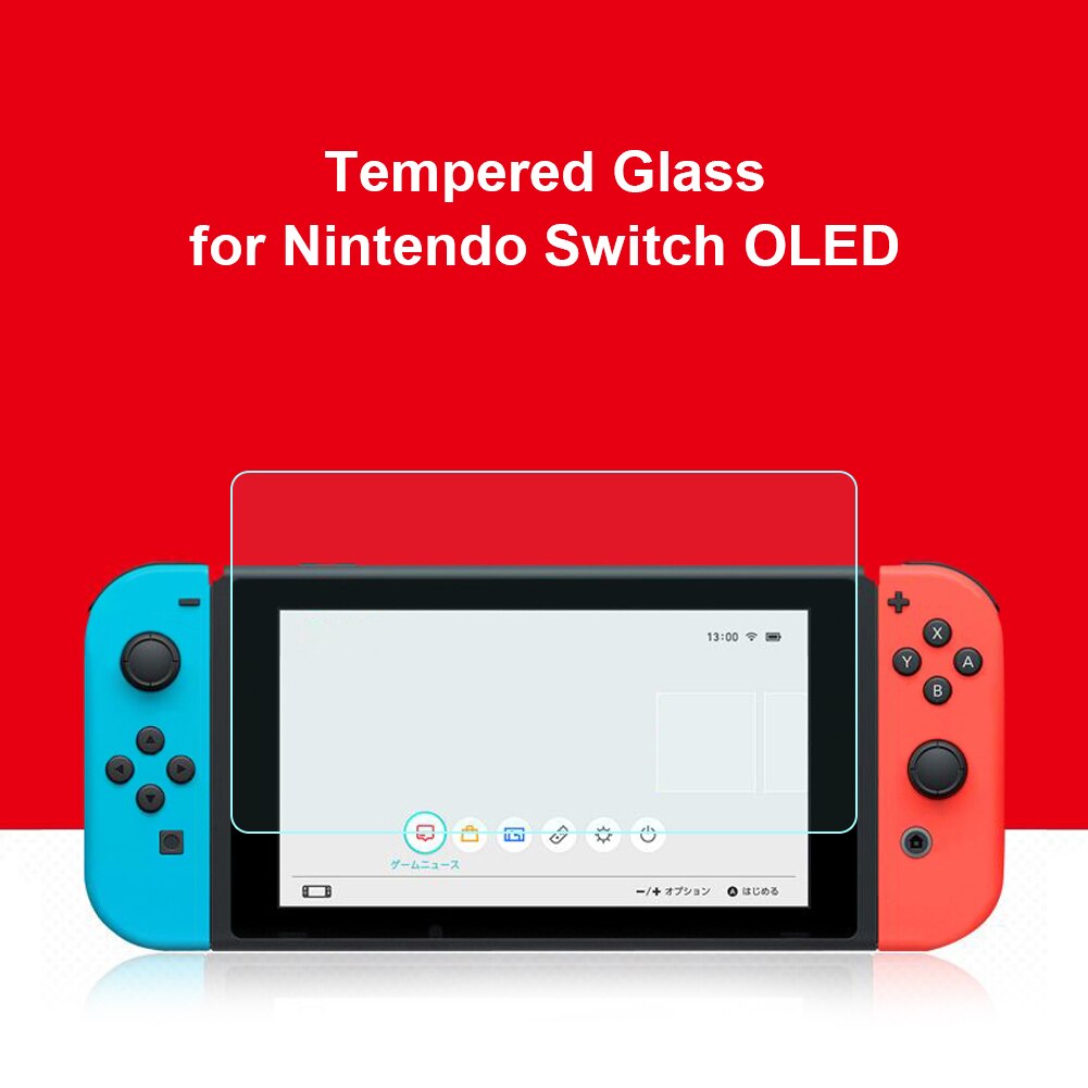 Für Nintendo Schalter OLED Gehärtetem Glas 9H HD Bildschirm Schutz kratzen-nachweisen Schutz Film Für NS OLED zubehör