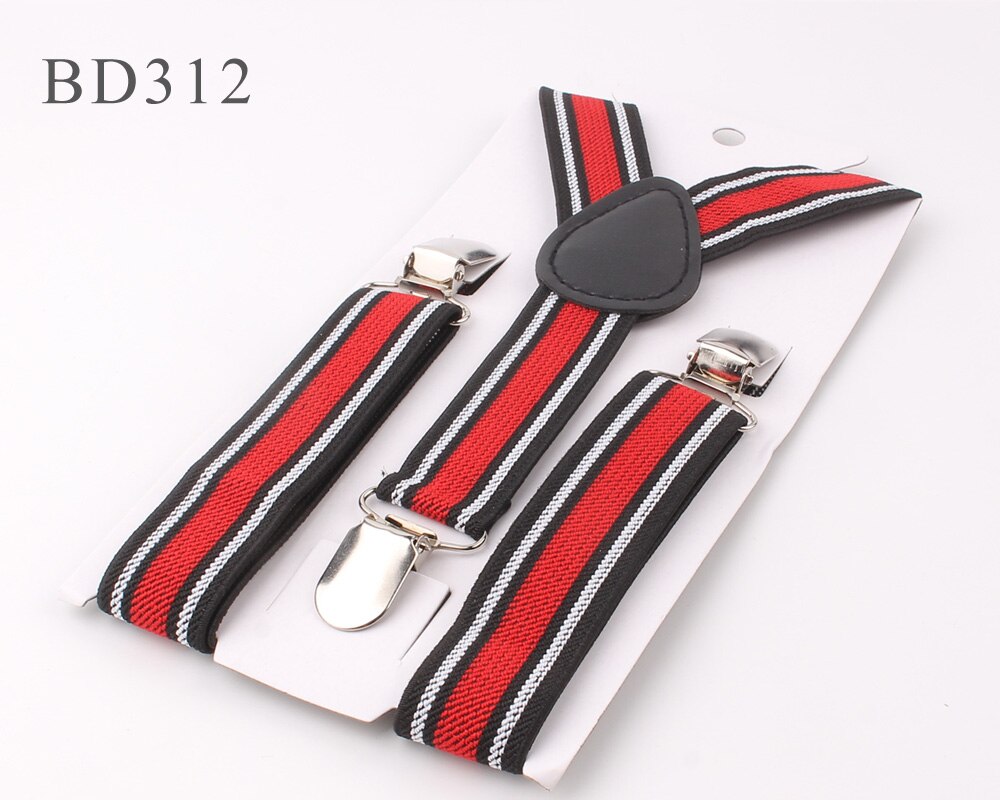 Adjustable Kids Suspenders Elastic Striped Suspender Candy Color Children Braces Wedding Accessories Girls Boys Straps: PURPLE