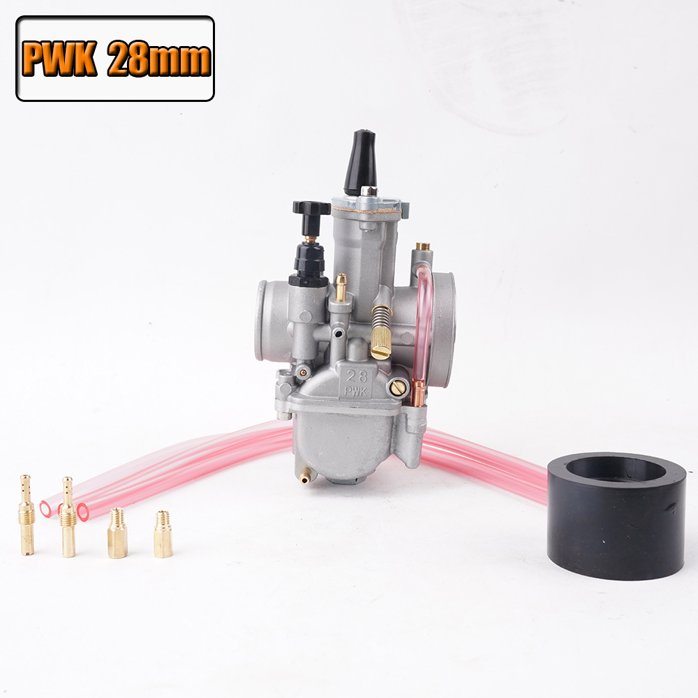 Carburador universal PWK, 21 24 26 28 30 32 34 mm PWK Inyección de potencia del carburador de motocicleta, para carreras Mikuni Koso ATV Yamaha