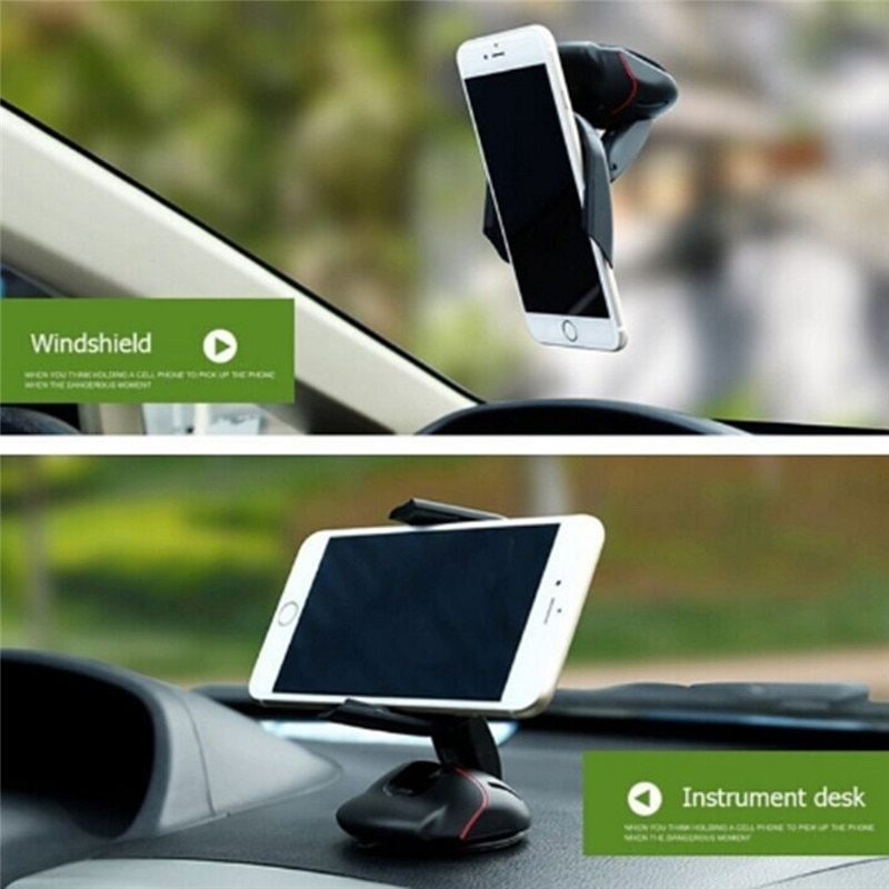 Auto Telefoon Mount Dashboard Mobiele Telefoon Houder Voor Auto Wasbare Sterke Kleverige Zuignap Een Knop Release Compatibel Auto