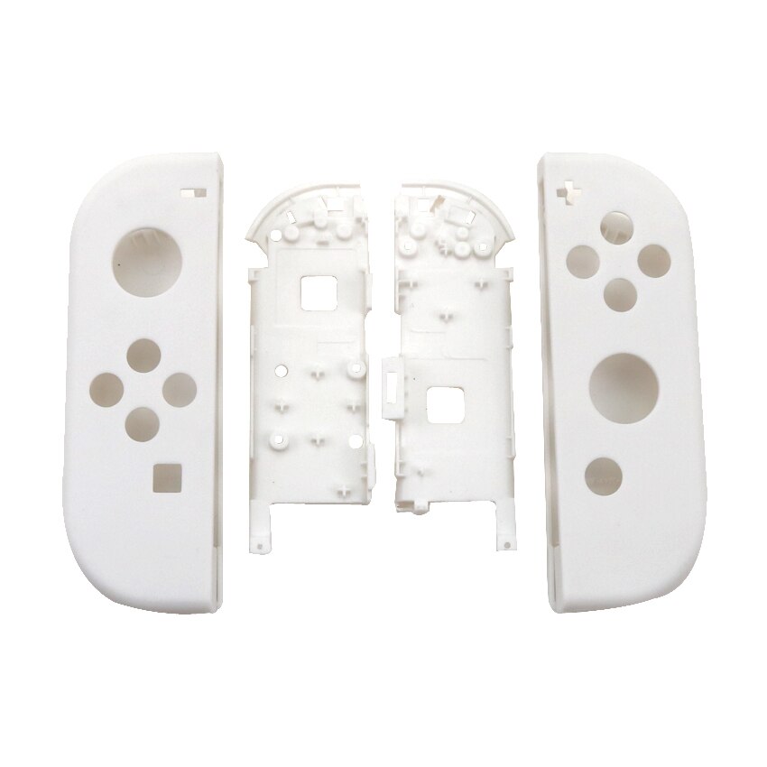 Yuxi plástico branco esquerda direita habitação escudo capa substituição para nintend switch ns nx joy con joycon controlador caso protetor: Package-4