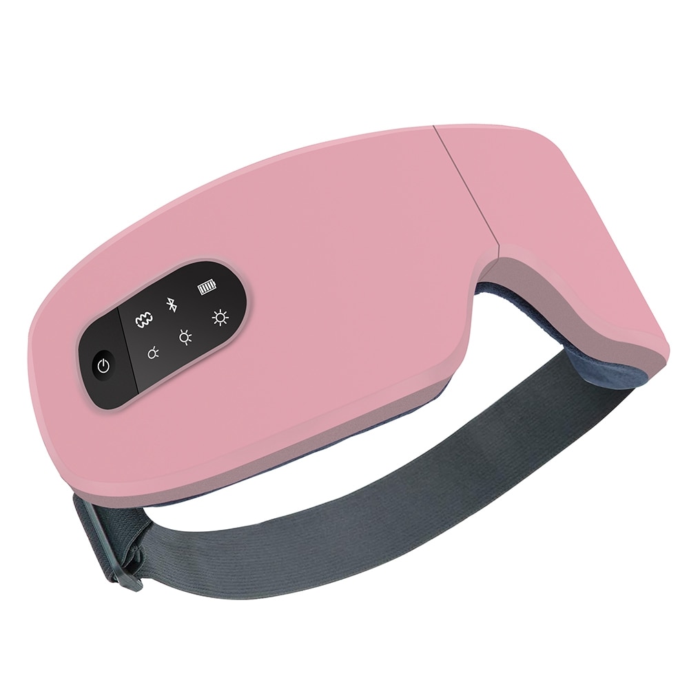 Electric Eye Massager Wireless Digital Eye Mask Compress Adjustable Elastic Band Vibration Massage Eye Relief Fatigue