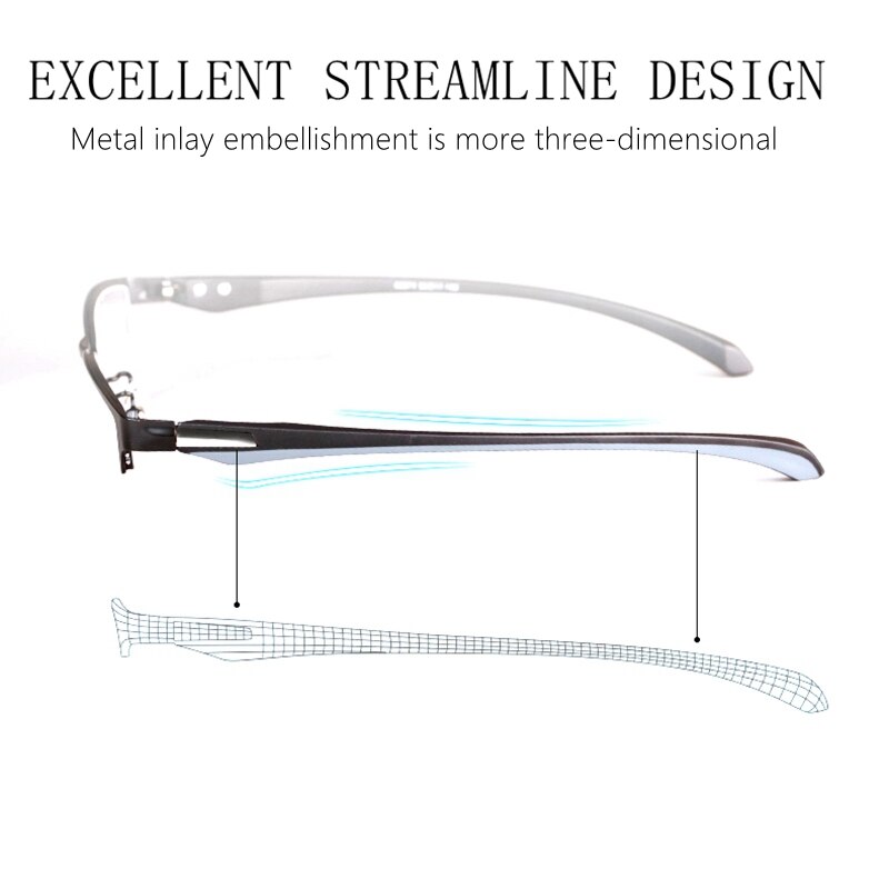 Finished Multifocal Reading Glasses Men Progressive Photochromic Presbyopia Glasses Black TR 90 Frame Metal Ultra Light Gafas